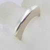 Sterling Silver High Elongated Band Ring