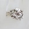 Sterling Silver Naked Lady / Woman / Female Puzzle Ring - Vintage