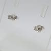 9ct White Gold Diamond Studs / Earrings