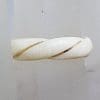 14ct Yellow Gold and Ivory Twist Ring - Antique / Vintage14ct Yellow Gold and Ivory Twist Ring - Antique / Vintage