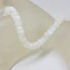 Faceted Moonstone Bead Necklace / Chain with Sterling Silver Clasp