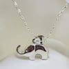 Sterling Silver Elephant Pendant with Trunk Up on Silver Chain