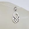 Sterling Silver Celtic Knots Pendant on Silver Chain