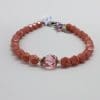 Coeur de Lion Handmade in Germany Glass / Crystal Bead Bracelet - Pink