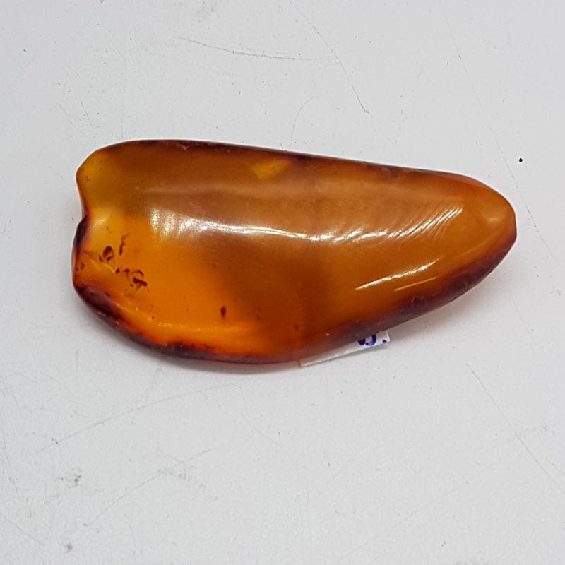 Natural Amber Free Form Large Brooch - Vintage