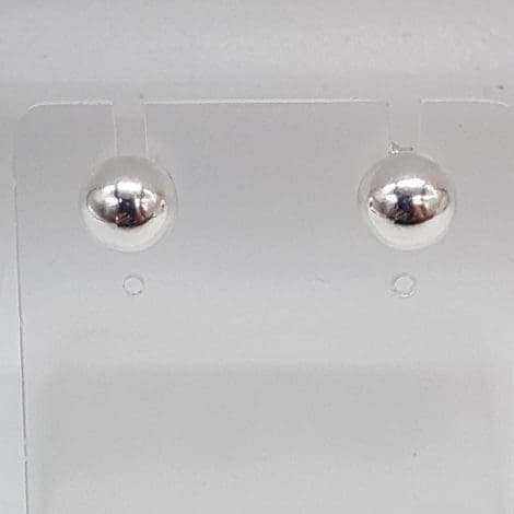 Sterling Silver Ball Studs Earrings