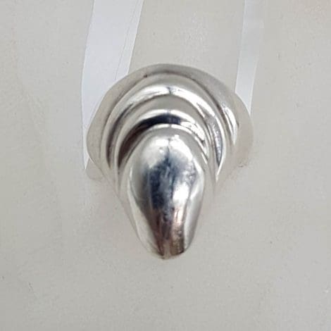 Sterling Silver ' Nail ' Shape Ring