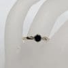 18ct Yellow Gold Natural Sapphire Solitaire Claw Set Ring - Antique / Vintage