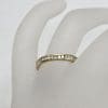 18ct Yellow Gold Diamond Eternity Ring. Channel Set all the way around. Wedding Ring, Eternity Ring, Stackable Ring and/or Dress Ring
