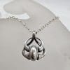 Sterling Silver Georg Jensen Denmark - Danish Designer - Heritage Pendant of the Year 2006 - Pendant on Silver Chain