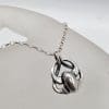 Sterling Silver Georg Jensen Denmark - Danish Designer - Heritage Pendant of the Year 2006 - Pendant on Silver Chain