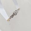 18ct Yellow Gold and White Gold Diamond Ornate Engagement Ring - Antique / Vintage